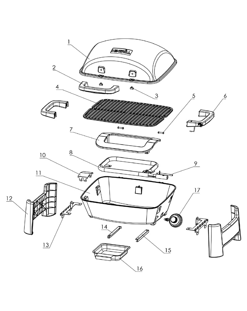 replacement grill parts for your Nexgrill 820-BC002