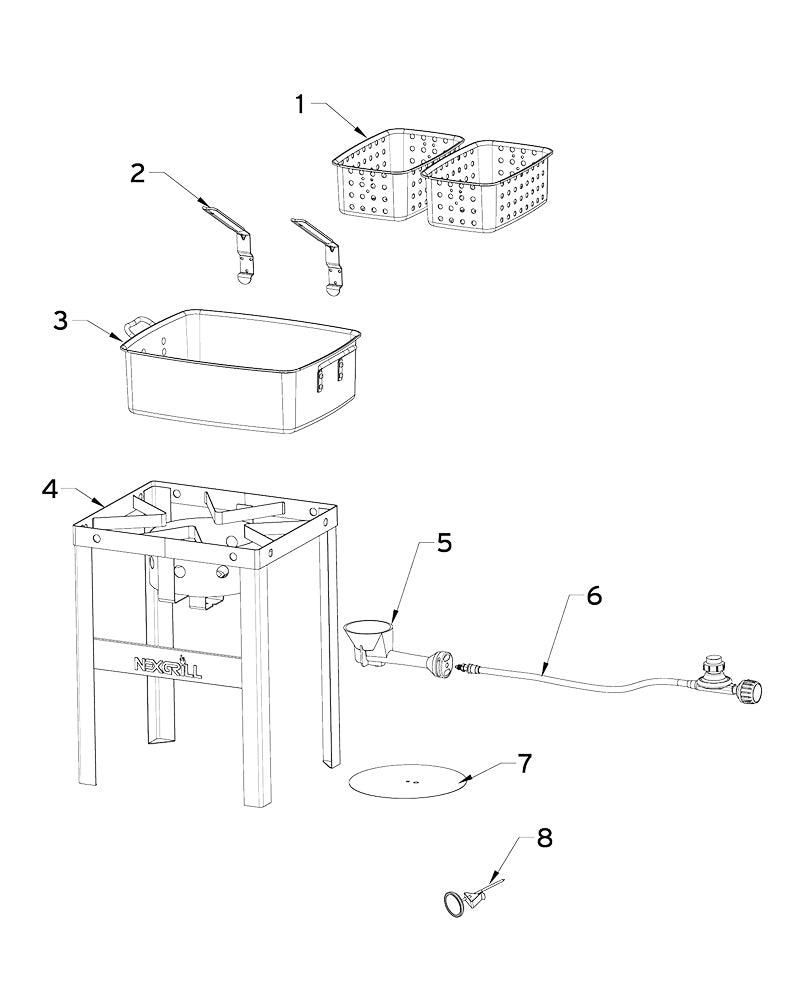replacement grill parts for your Nexgrill 840-0006