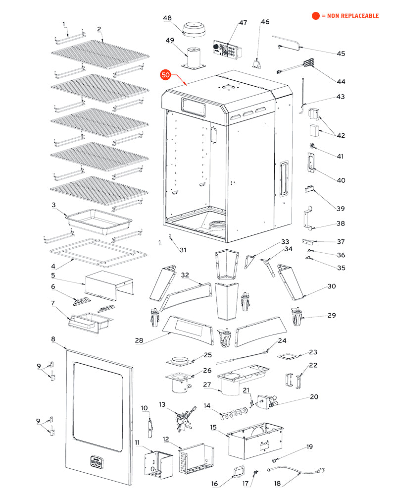 replacement grill parts for your Nexgrill 910-0013