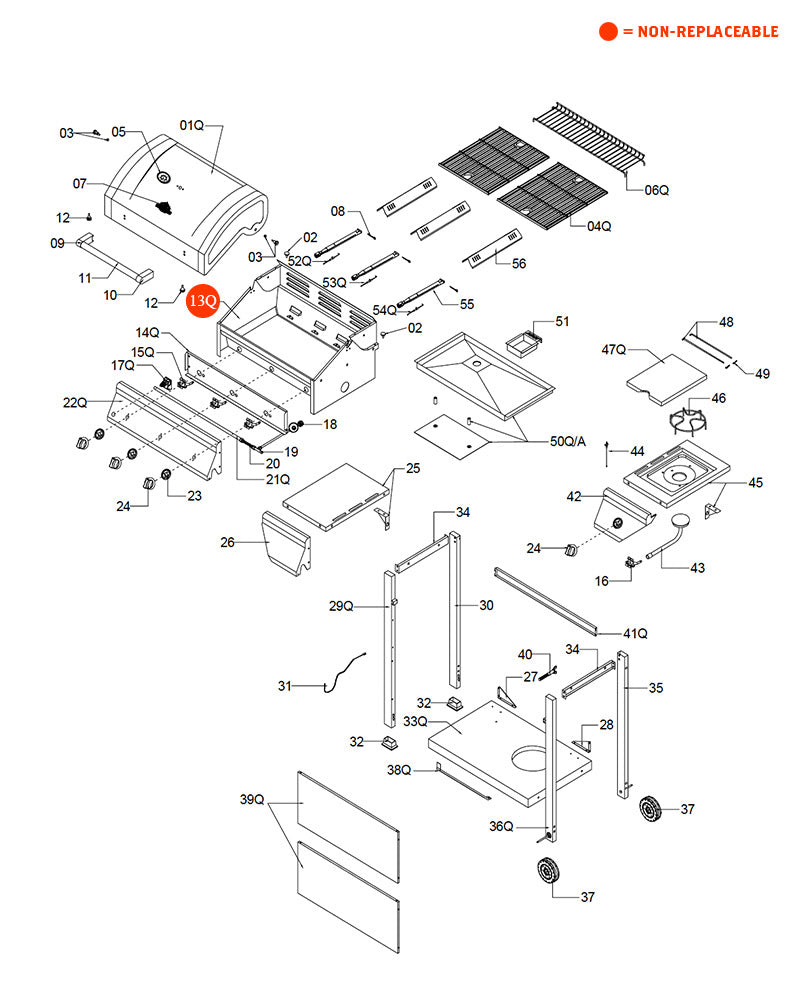 Replacement Grill Parts For Grillmaster 720-0737