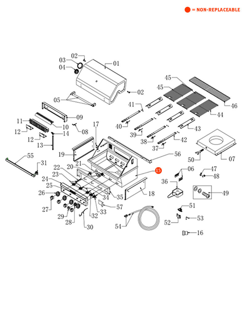 Replacement Grill Parts for KitchenAid 740-0780GH