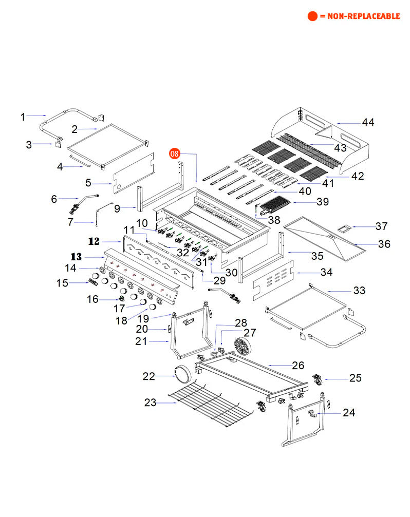 Weber summit gold clearance parts