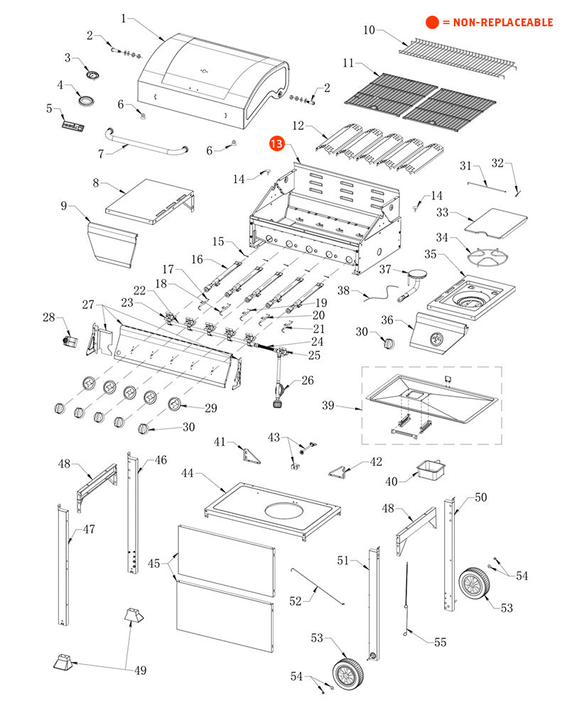 Weber portable outlet grill parts