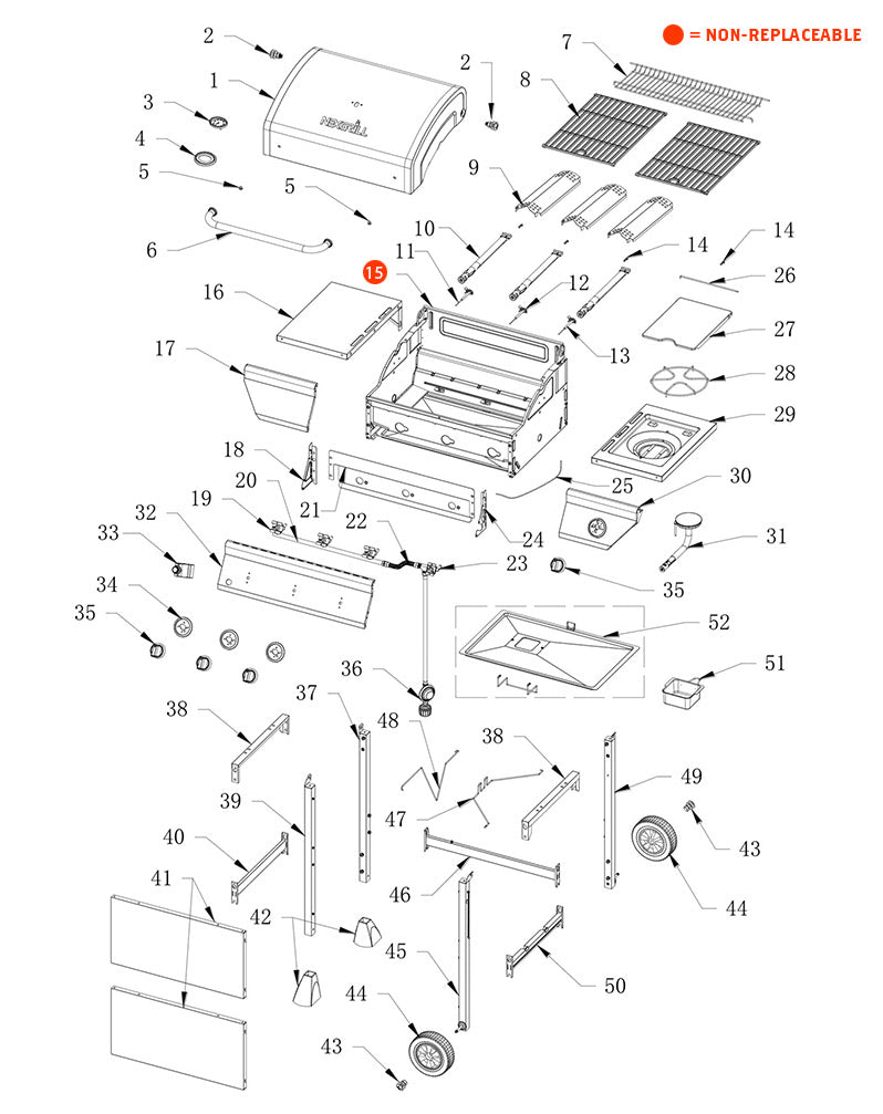 Weber genesis shop parts diagram